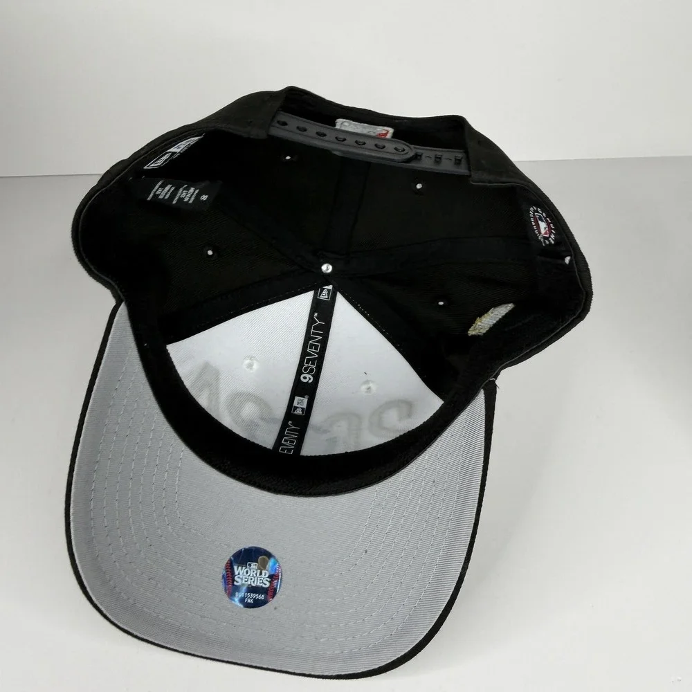 Los Angeles Dodgers Hat Cap Snap‎ Back Mens OSFA Black 2024 World Series New Era